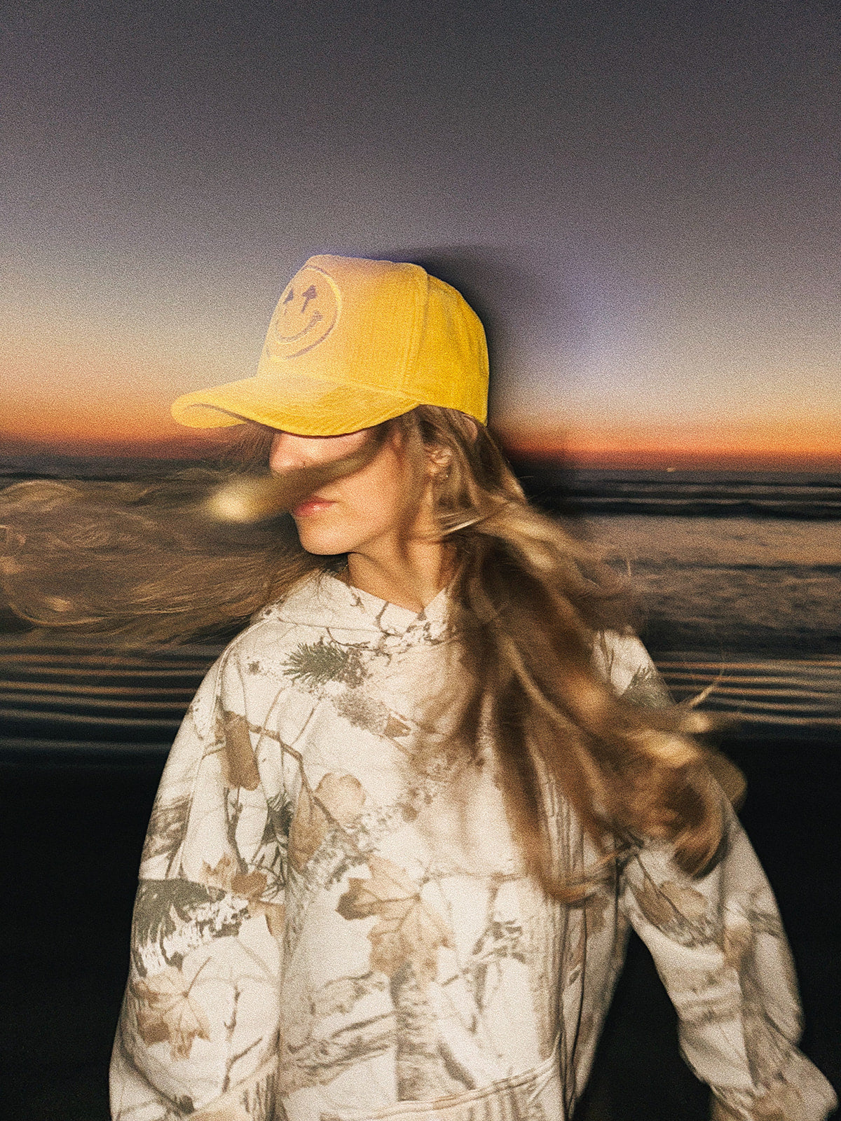 Corduroy Logo Cap - Canary