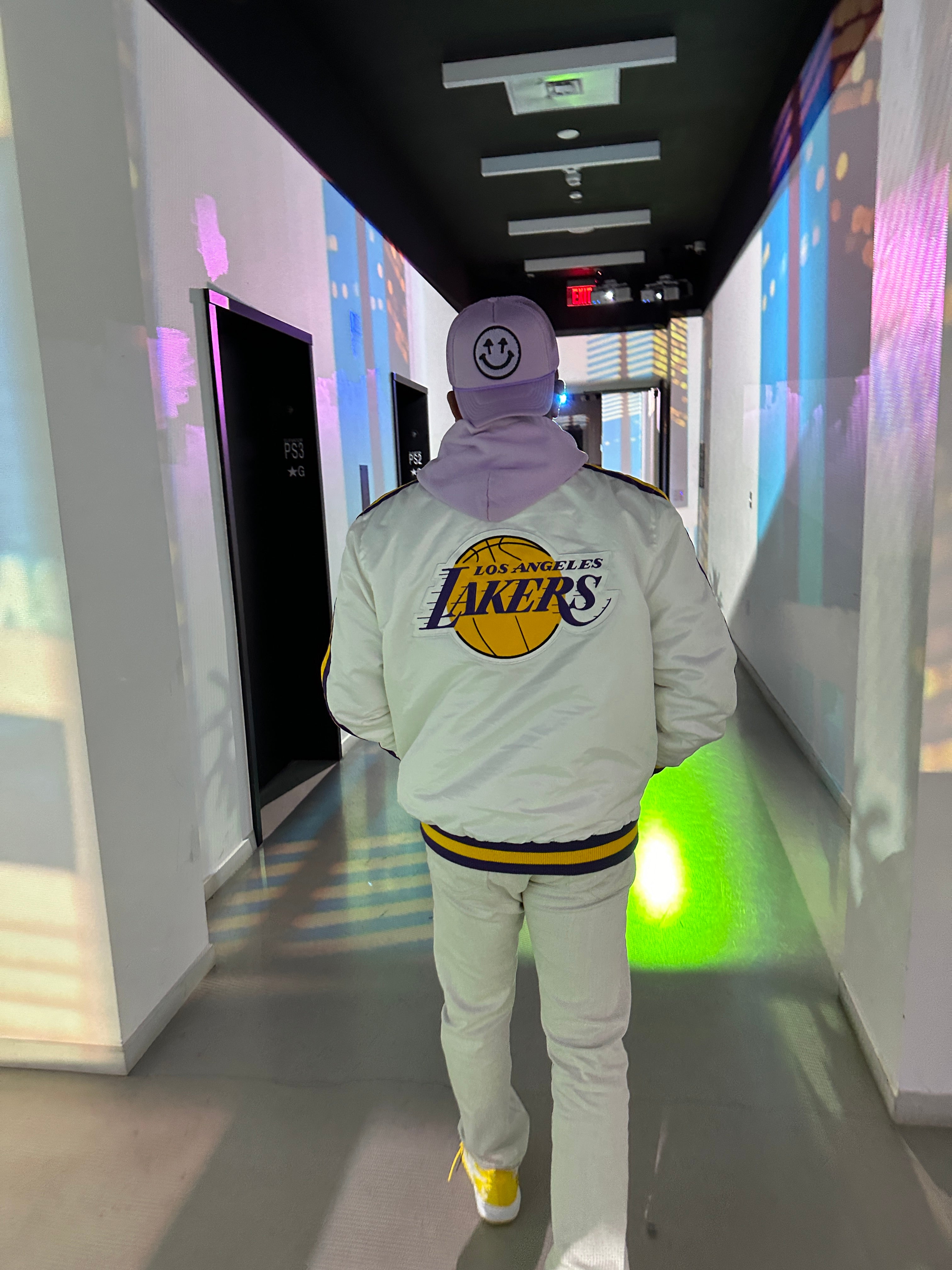 Double Blind Trucker Hat - Monochrome Lavender