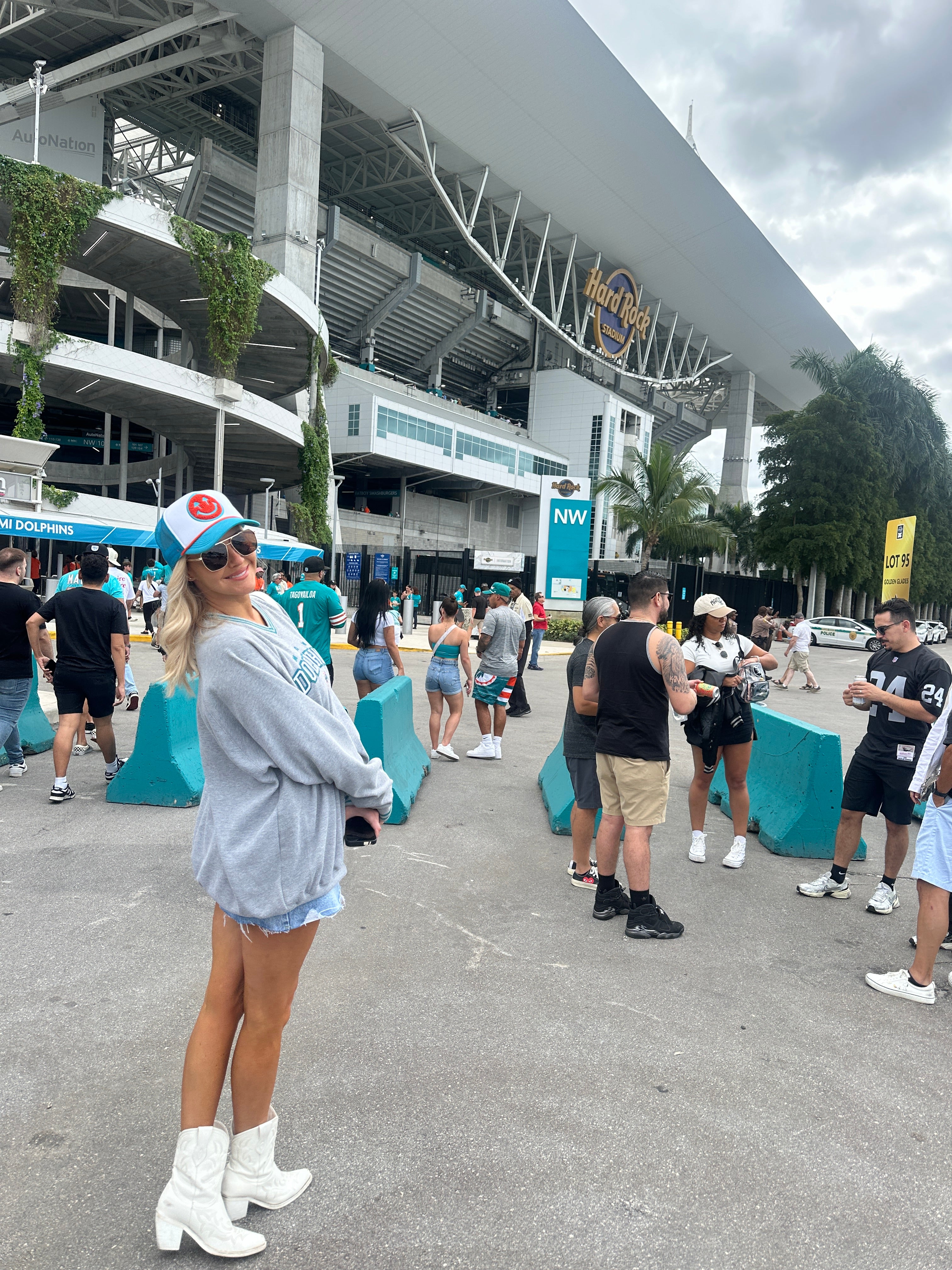 Double Blind Trucker - Dolphin Blue