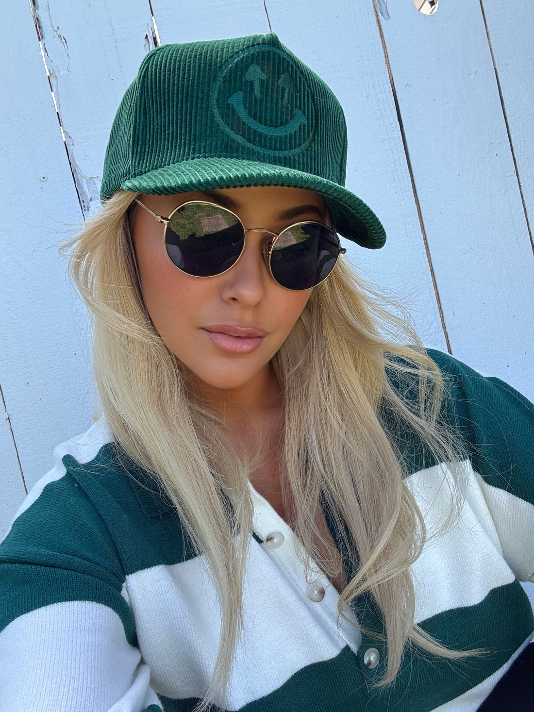 Corduroy Logo Cap - Heritage Green