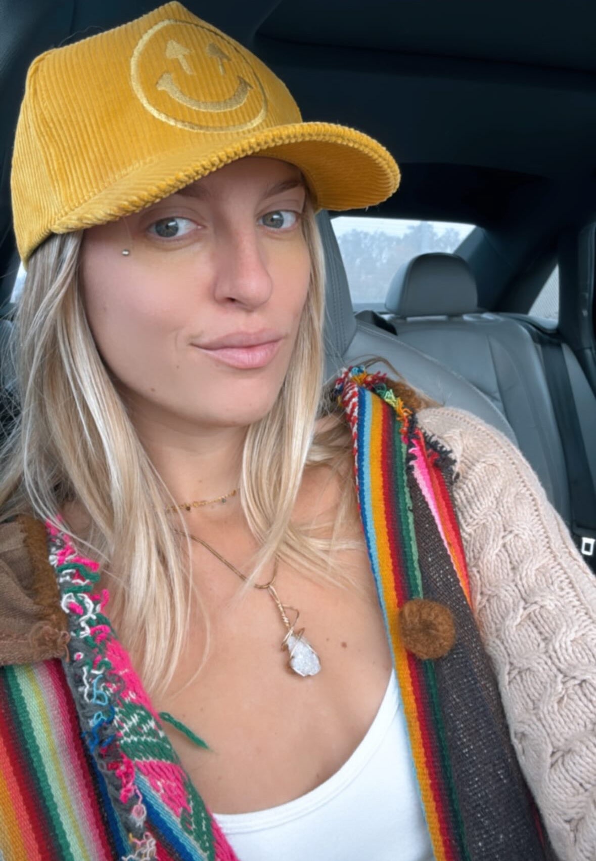 Corduroy Logo Cap - Canary