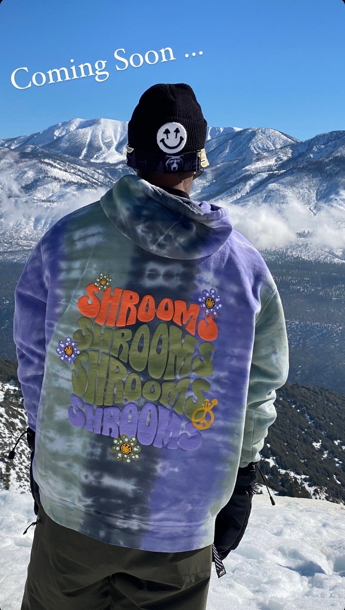 Classic Logo Cuff Beanie - Black & White - Waffle