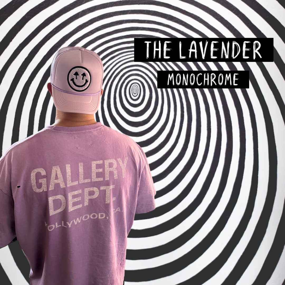 Double Blind Trucker Hat - Monochrome Lavender