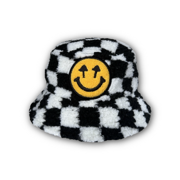 Double Blind Bucket - Checkered - Black and White