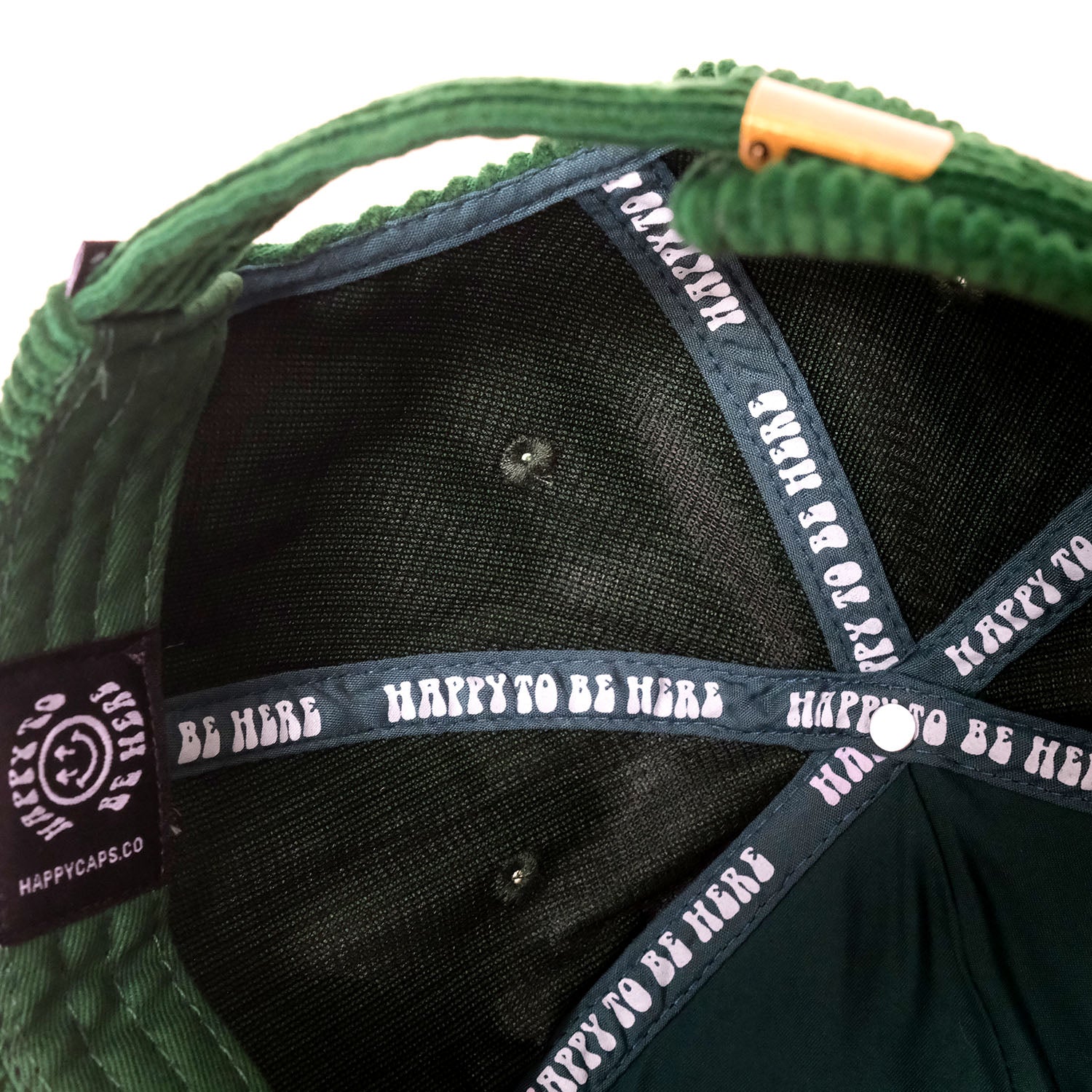 Corduroy Logo Cap - Heritage Green