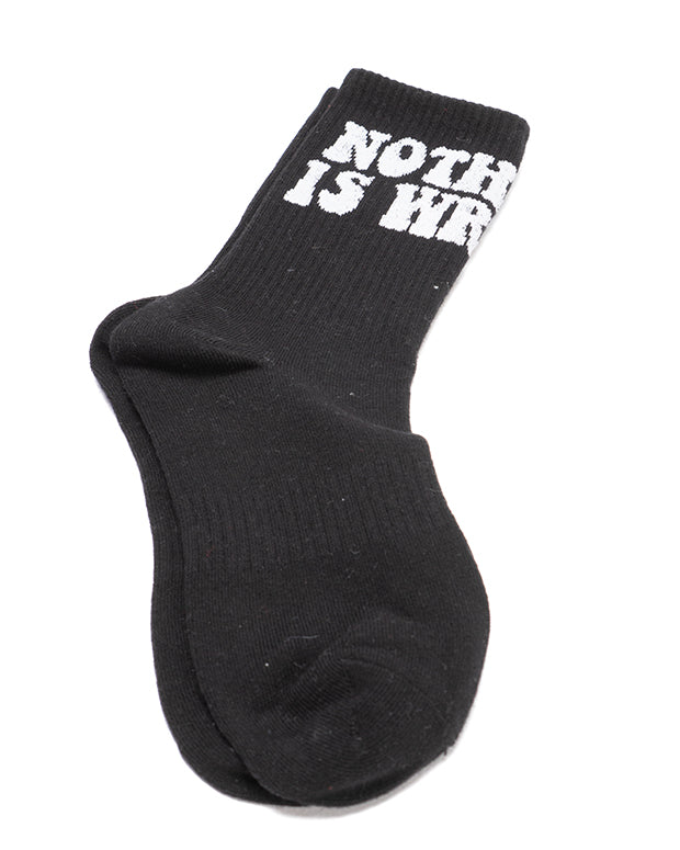 Nothing Is Wrong Socks - Black
