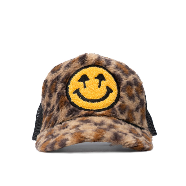 Sherpa Leopard Trucker Snapback