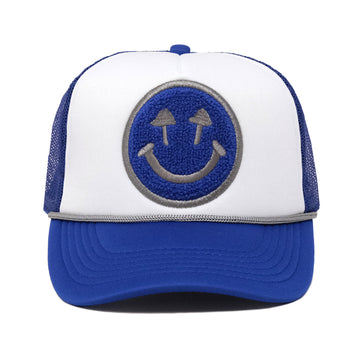 Double Blind Trucker - Blue & Silver