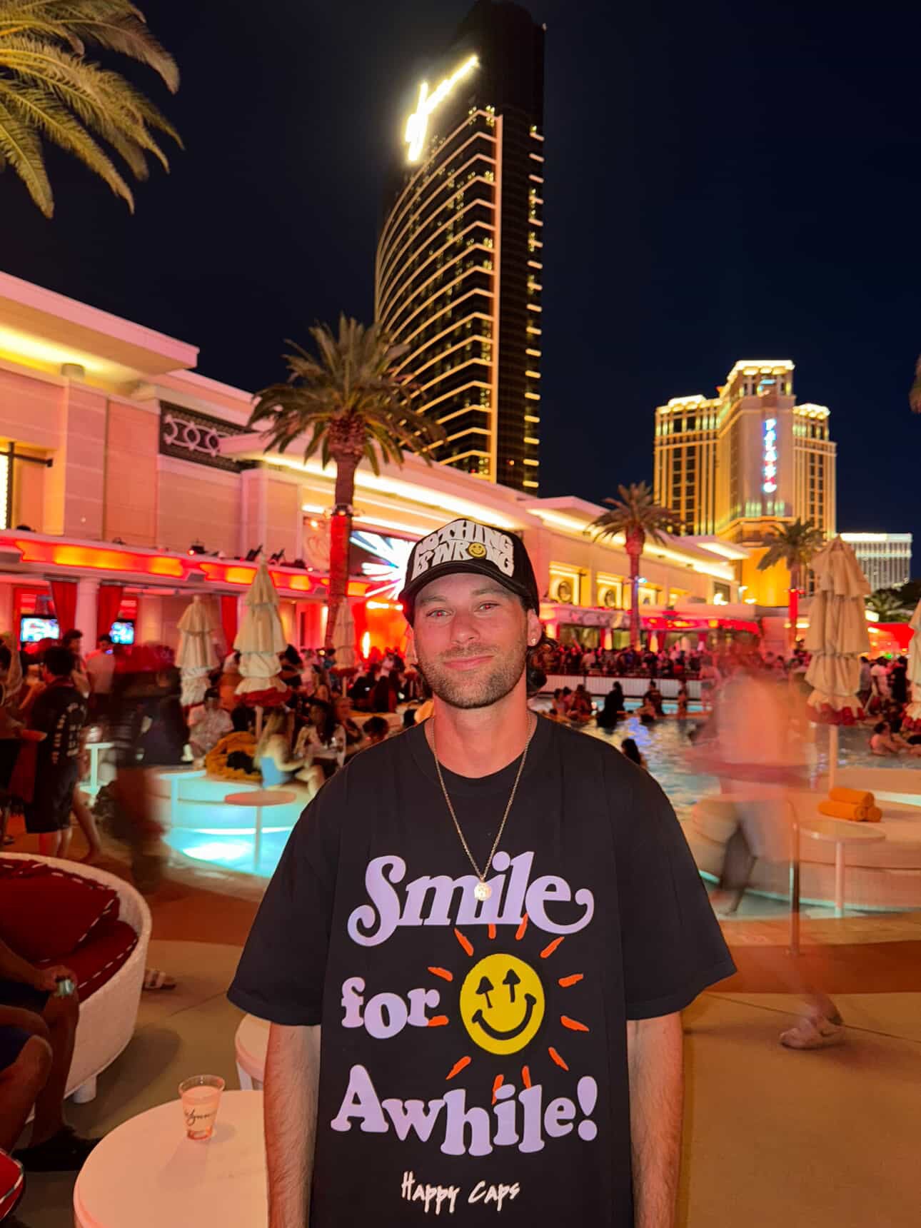 Smile For Awhile Tee - Black