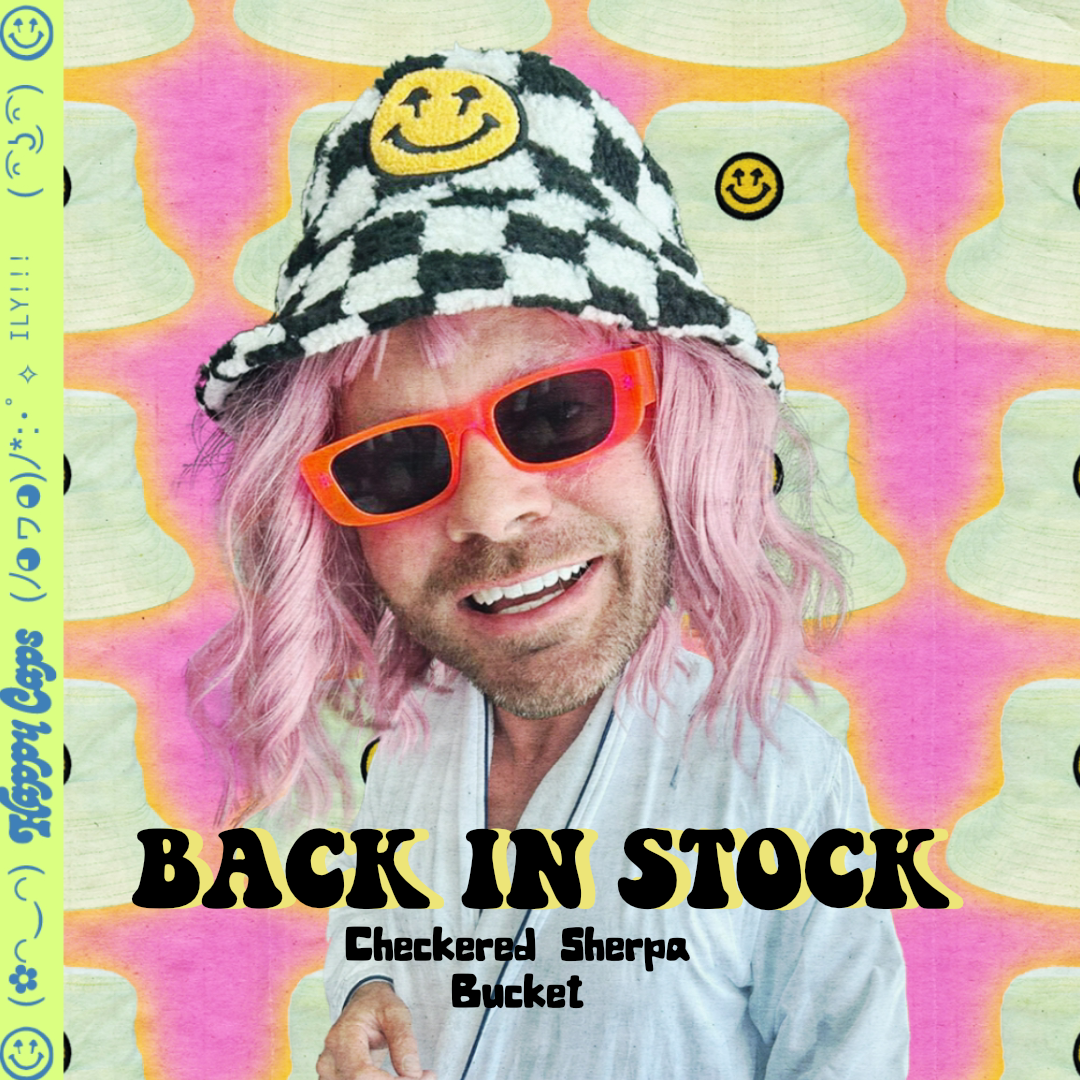 Double Blind Bucket - Checkered - Black and White