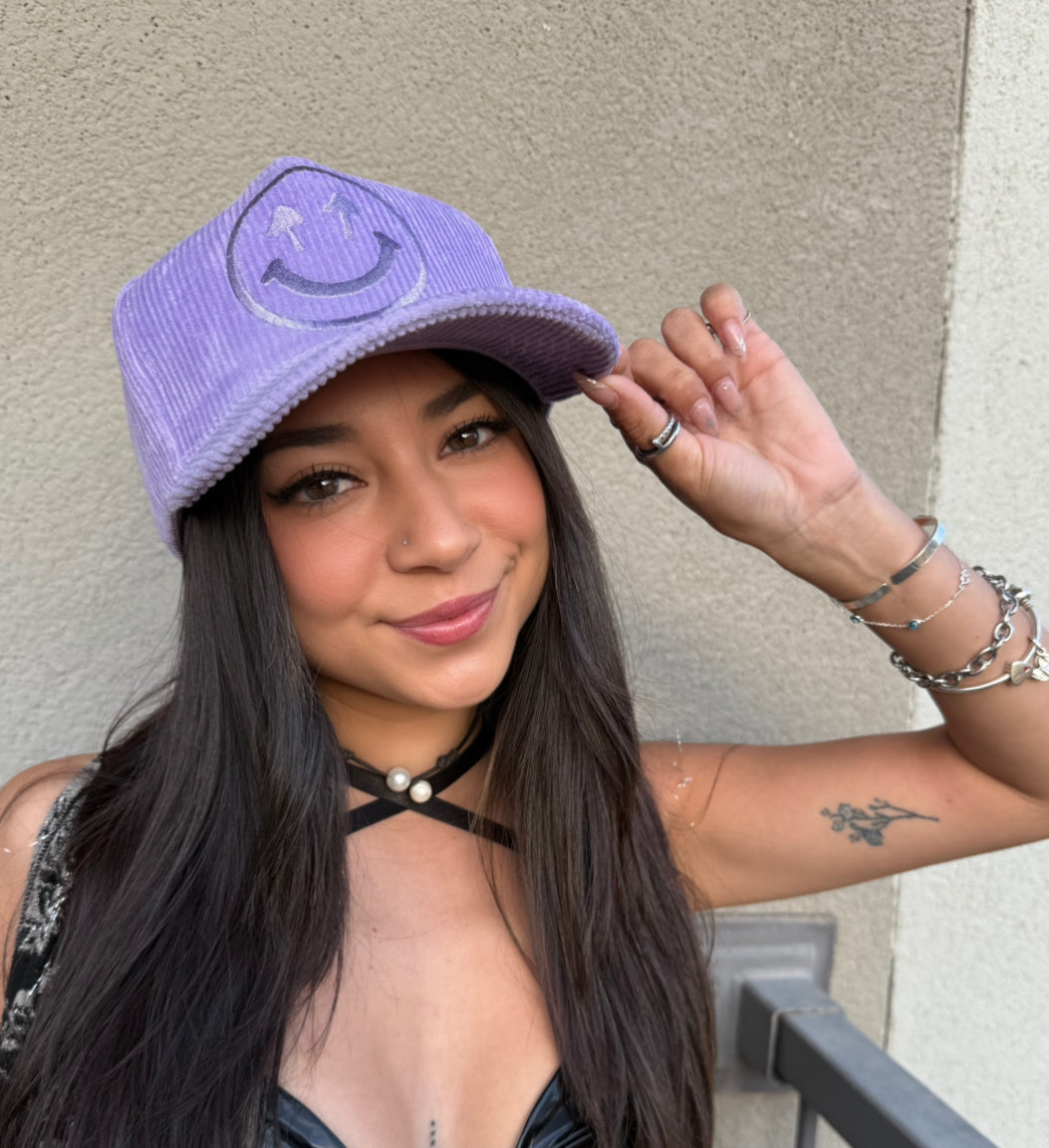 Corduroy Logo Cap - Lavender