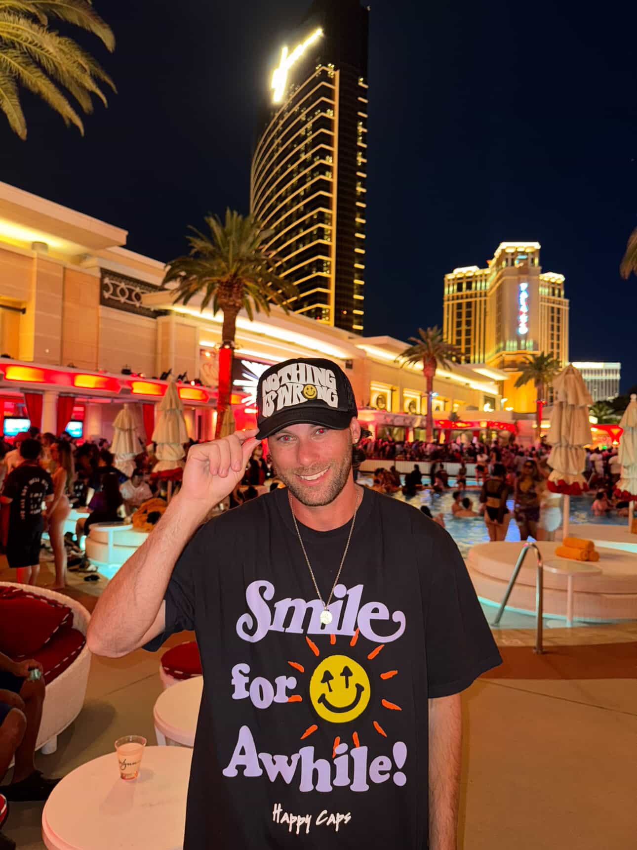 Smile For Awhile Tee - Black