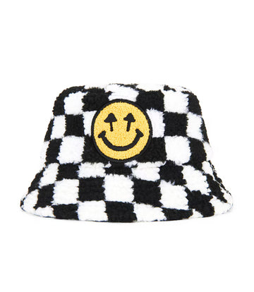 Double Blind Bucket - Checkered - Black and White