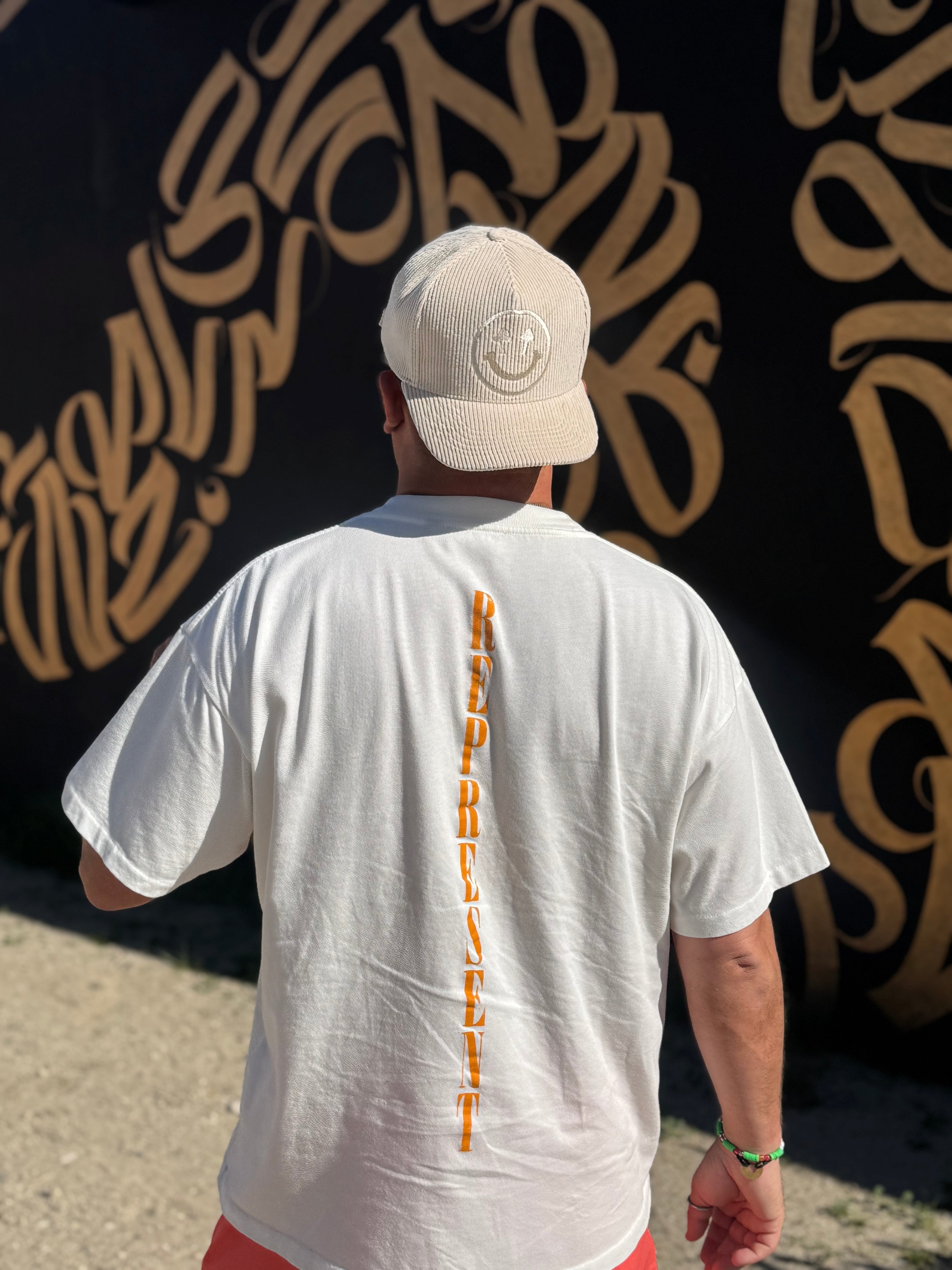 Corduroy Logo Cap - Bone