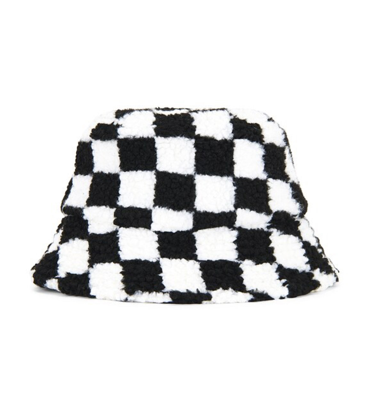 Double Blind Bucket - Checkered - Black and White