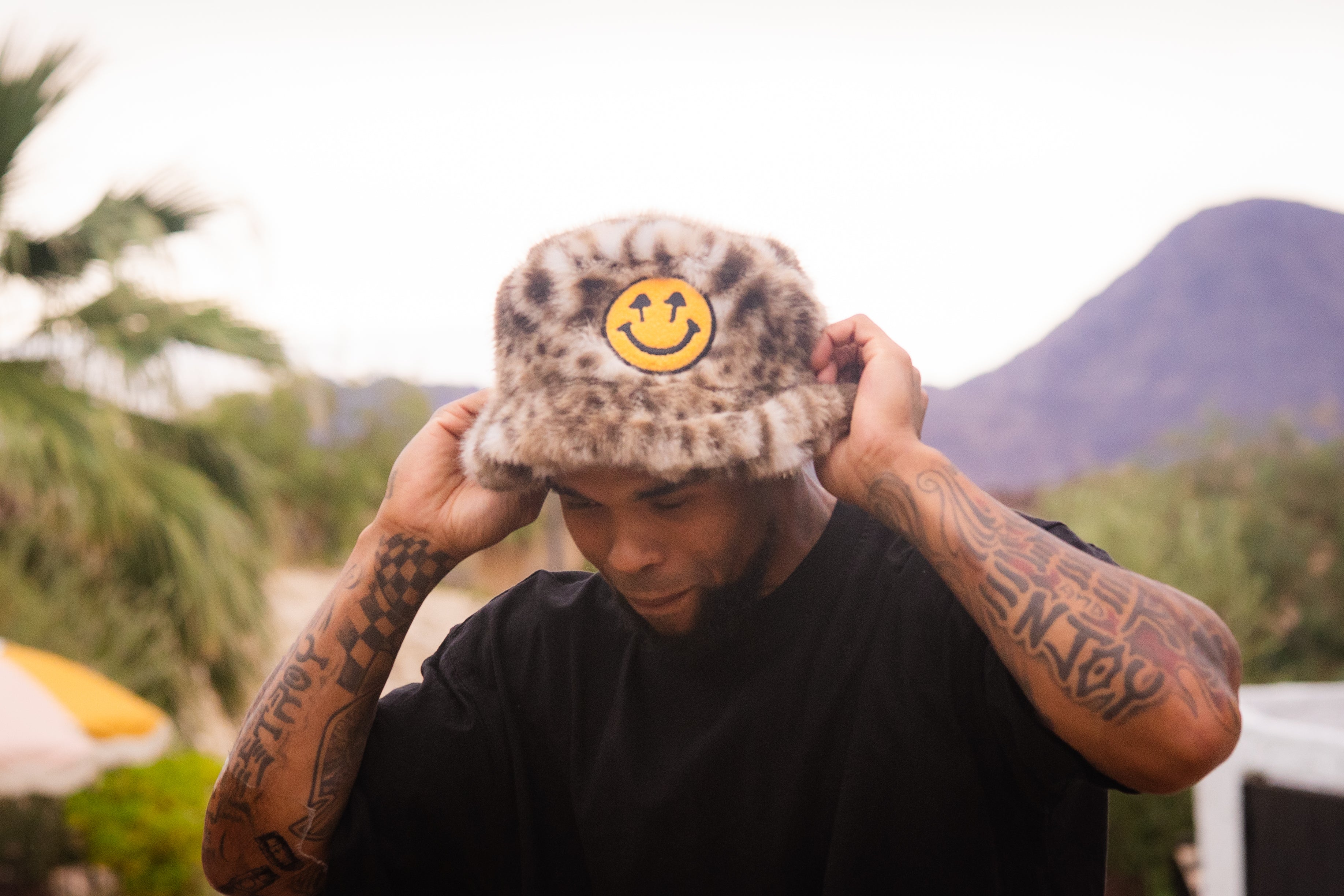 Fur Bucket Hat – Leopard