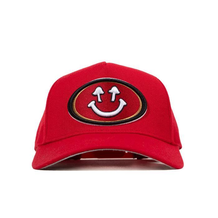 Red and Gold Snapback - Bay Area