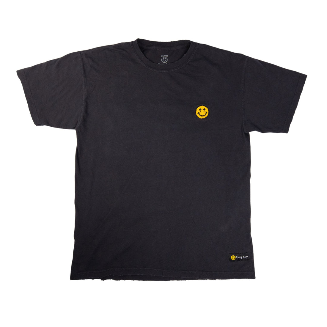 Mushrooms & Daisies Tee - Black