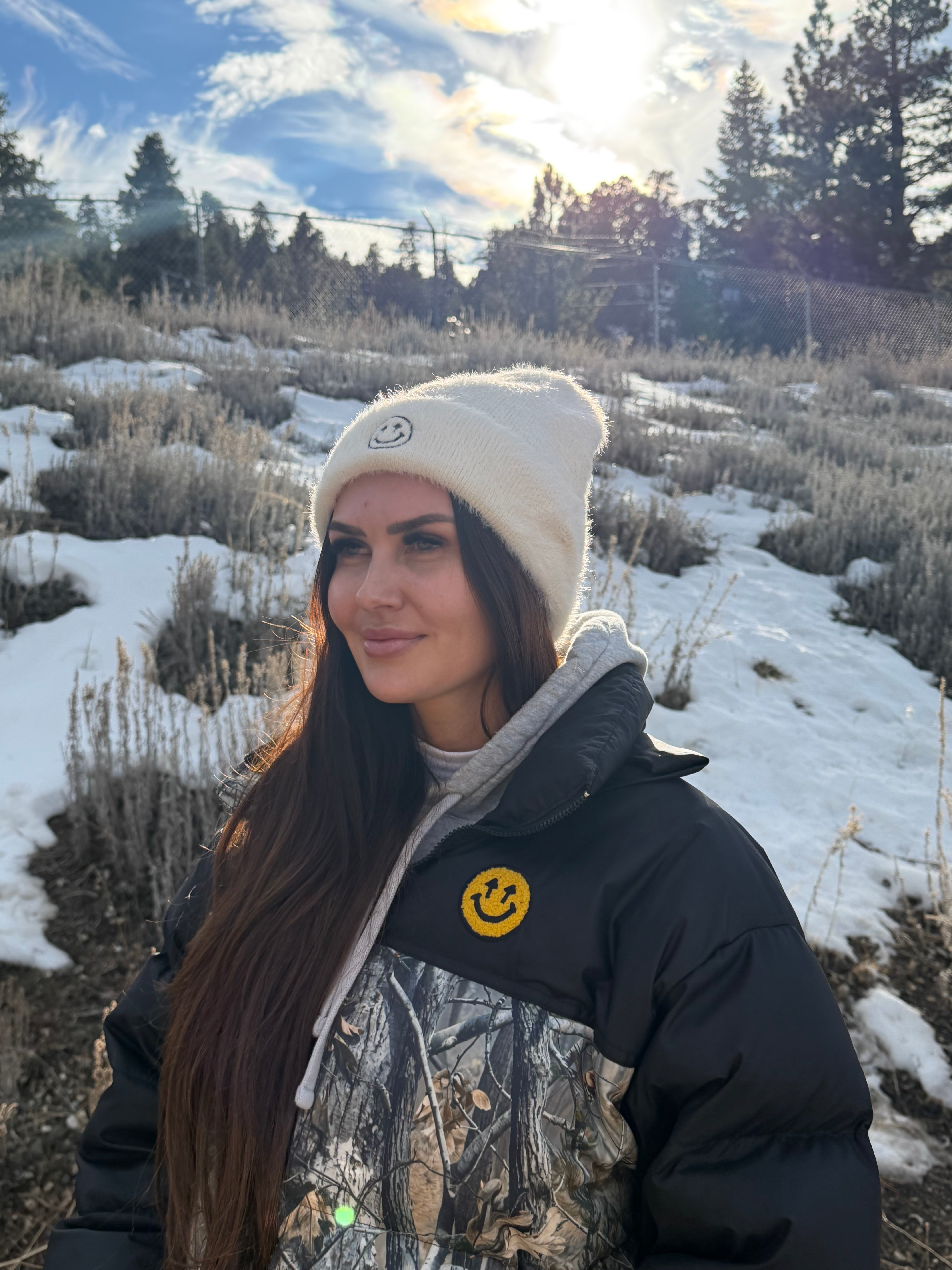 Aspen Mohair Fur Beanie