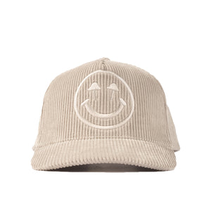 Corduroy Logo Cap - Light Grey