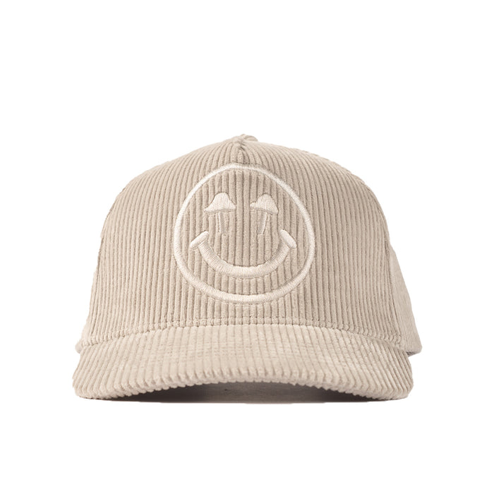 Corduroy Logo Cap - Light Grey