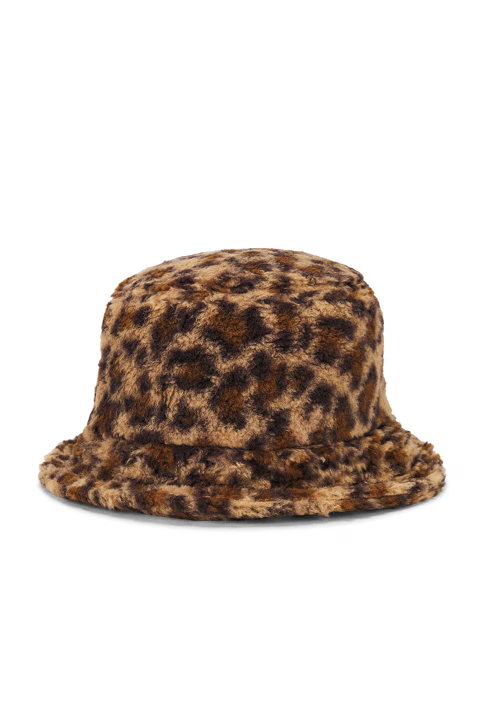 Bucket Hat - Leopard sherpa