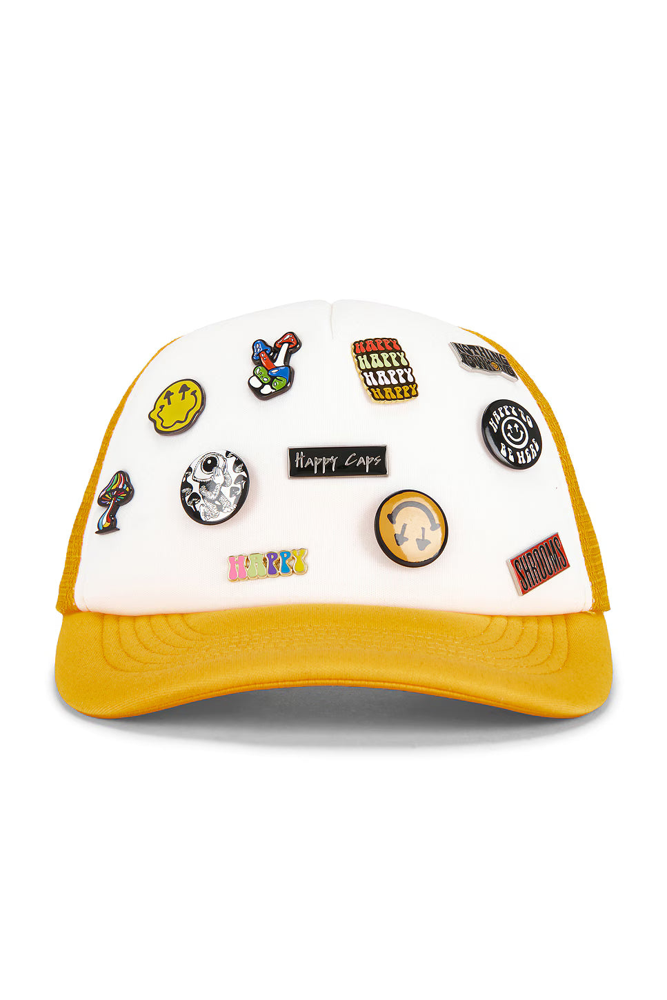 Pin Trucker - White/Gold