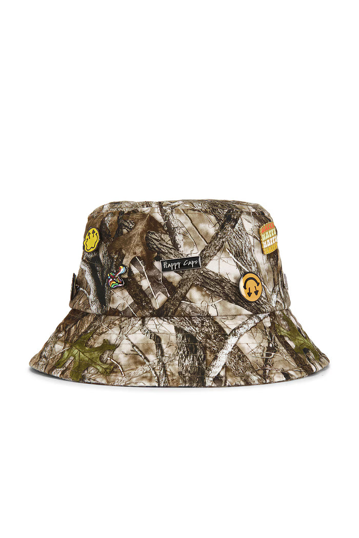 Pin Bucket Hat - Tree Camo
