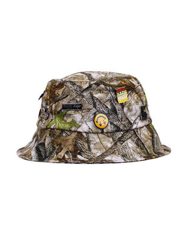 Pin Bucket Hat - Tree Camo
