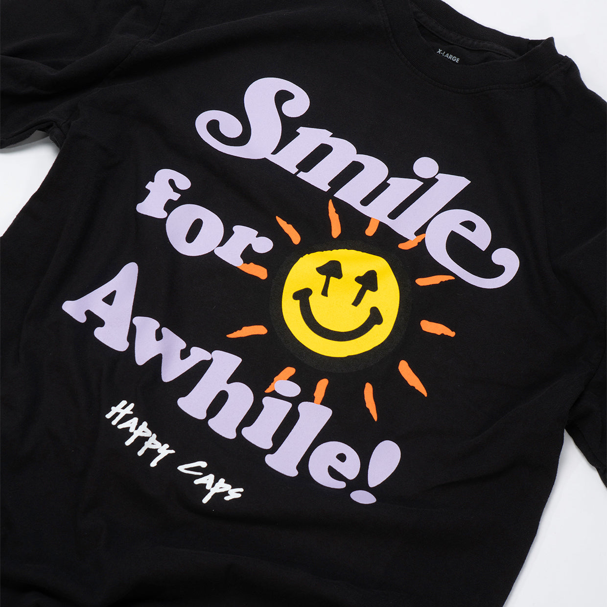 Smile for Awhile T-Shirt – Black