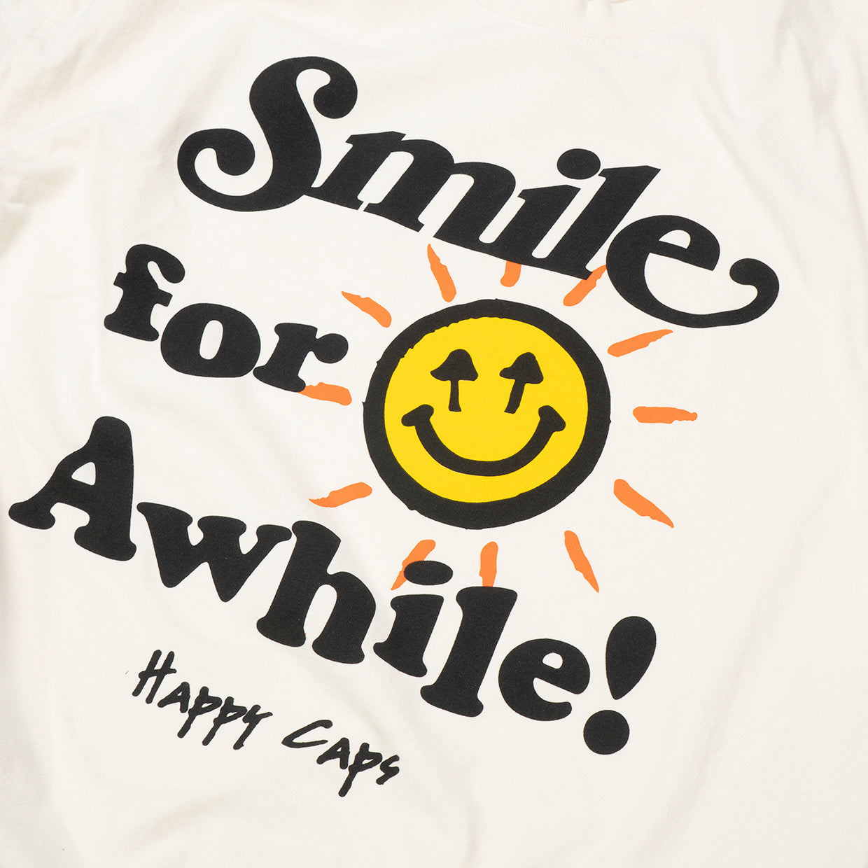 Smile for Awhile T-Shirt – Bone