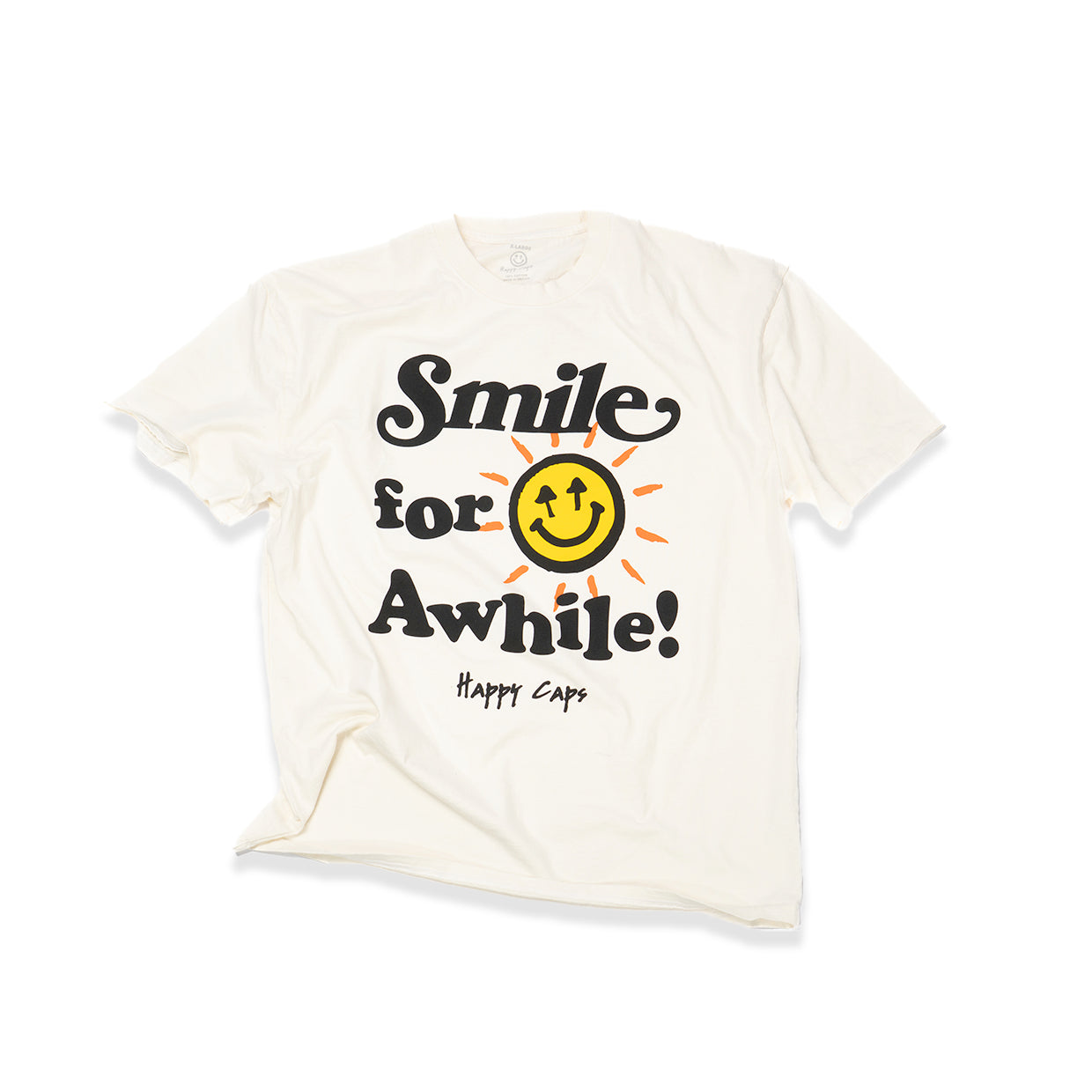 Smile for Awhile T-Shirt – Bone