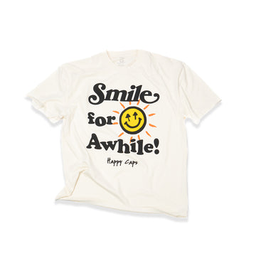 Smile for Awhile T-Shirt – Bone