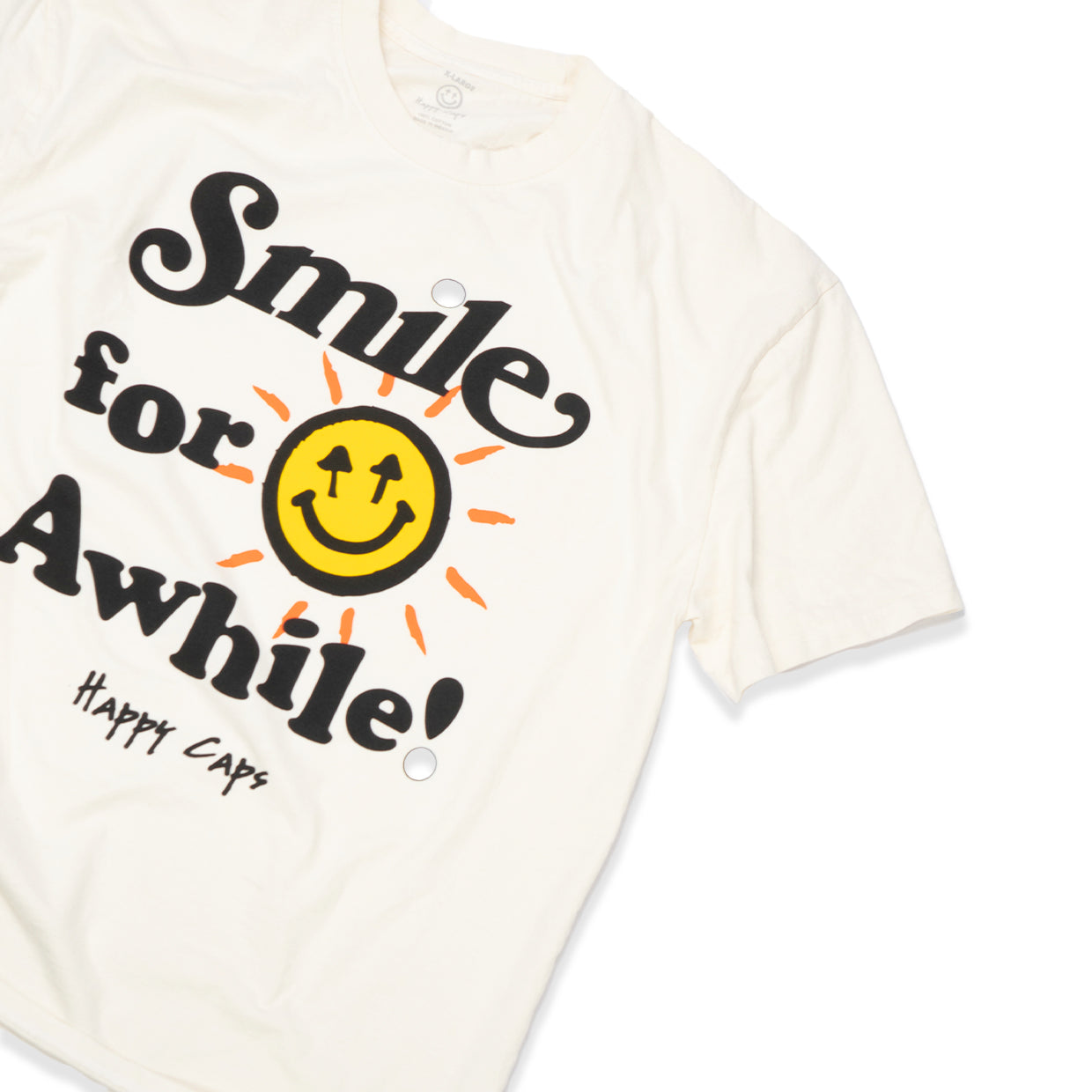 Smile for Awhile T-Shirt – Bone