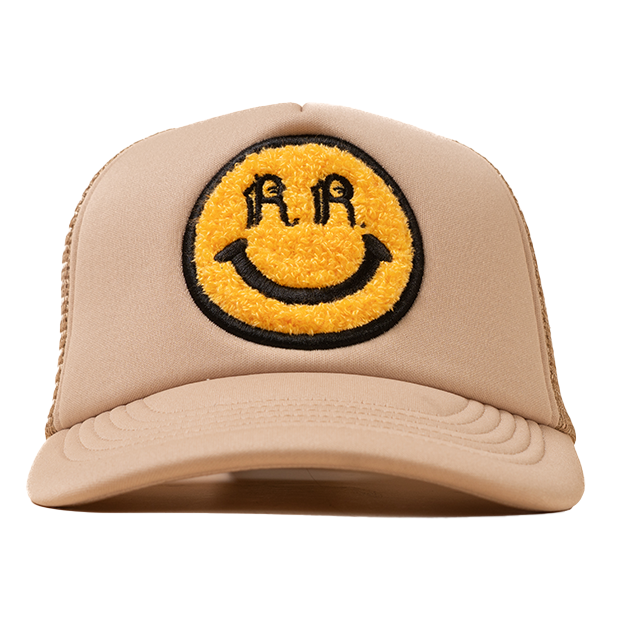 Happy Caps x Rebelution Trucker- Tan