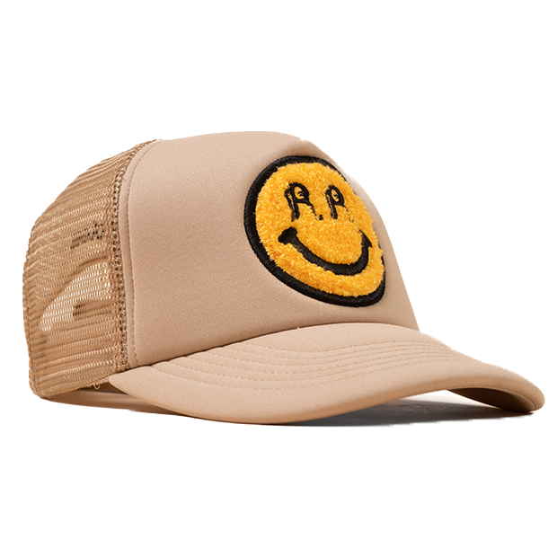 Happy Caps x Rebelution Trucker- Tan