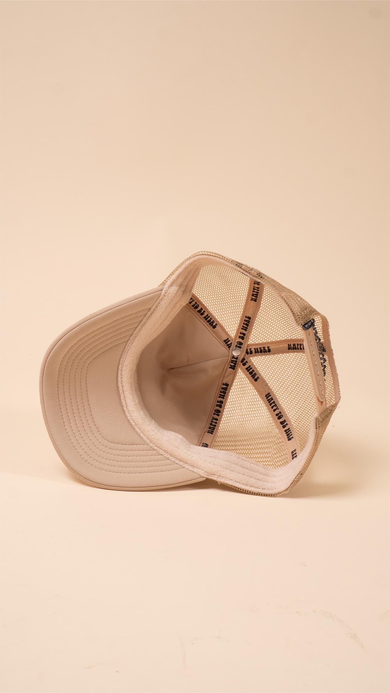 Happy Caps x Rebelution Trucker- Tan