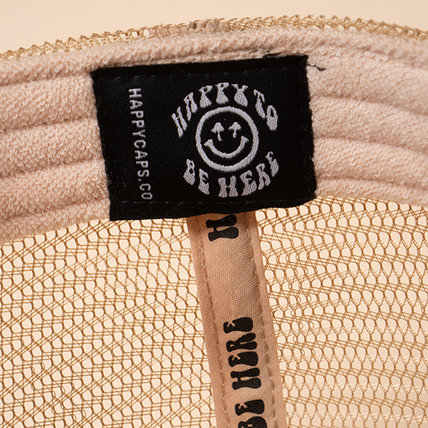 Happy Caps x Rebelution Trucker- Tan