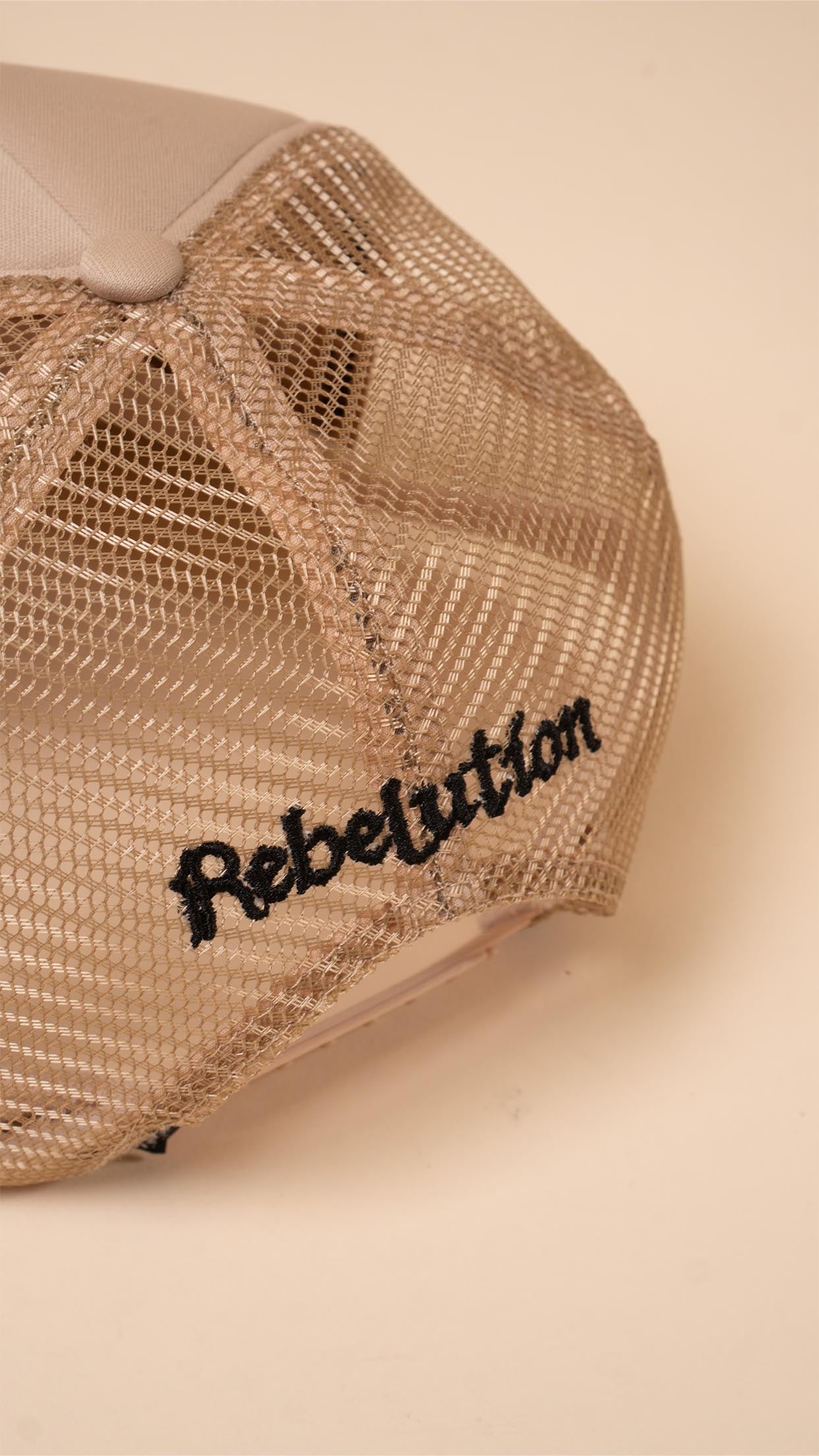 Happy Caps x Rebelution Trucker- Tan