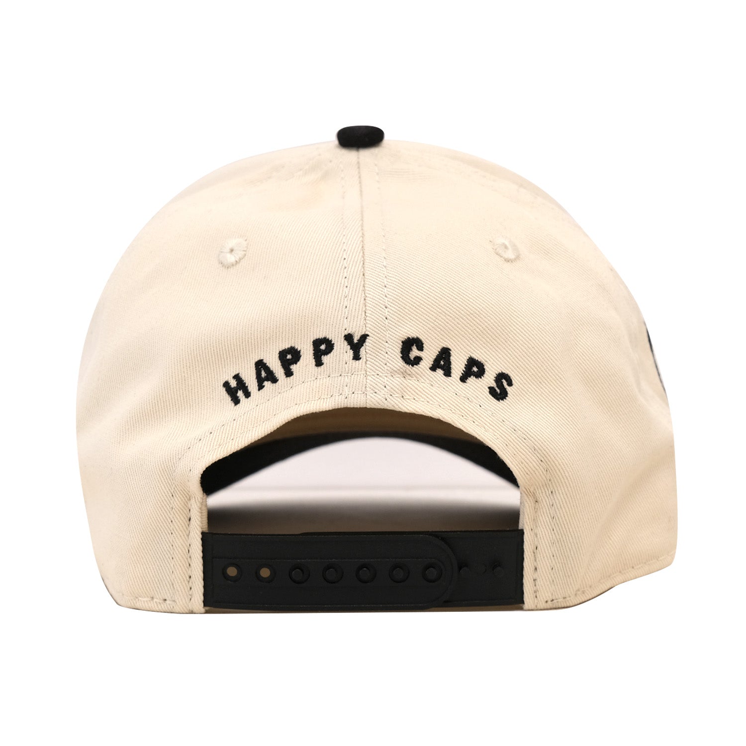 Campus Snapback Hat - Bone/Black