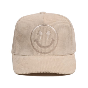 Corduroy Logo Cap - Bone