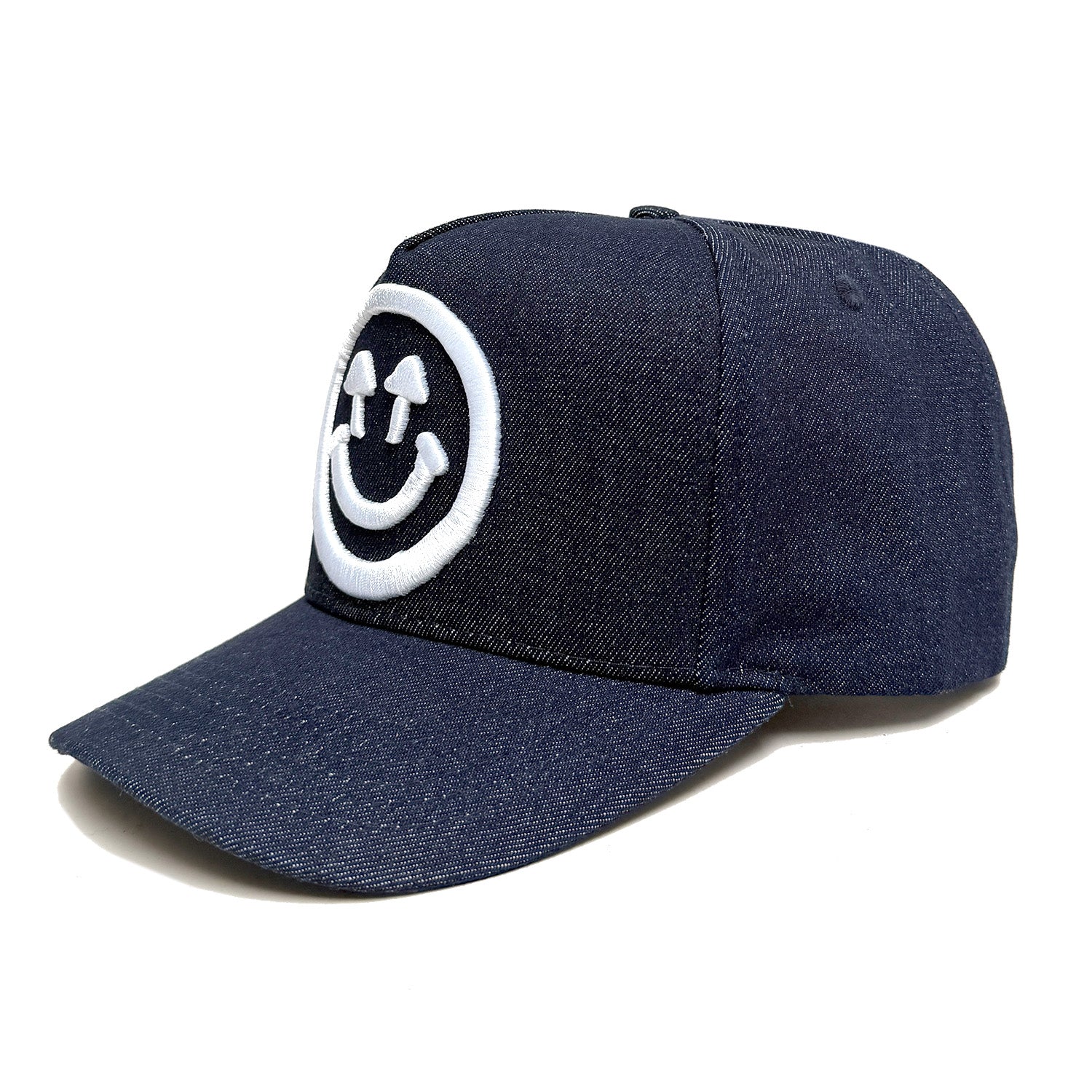 Denim Logo Snapback - Navy