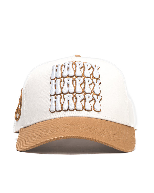 Stacked "Happy" Bubble Logo Snapback