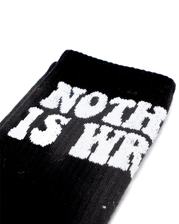 Nothing Is Wrong Socks - Black