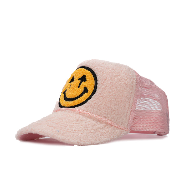 Pink Sherpa Trucker Hat