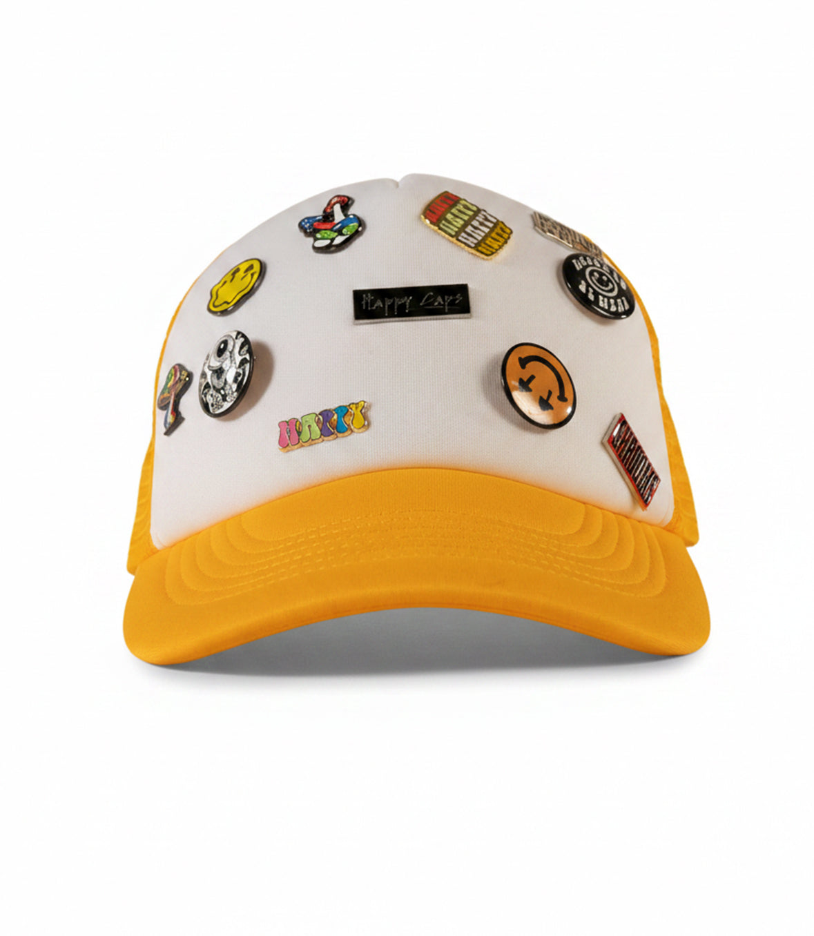 Pin Trucker - White/Gold