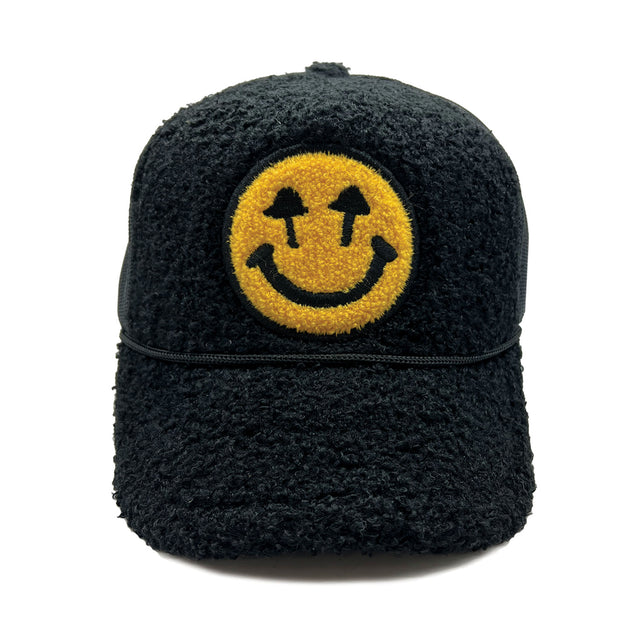 Double Blind Trucker - Black Sherpa Meshback