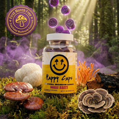 Functional Mushroom Gummies — Berry Happy