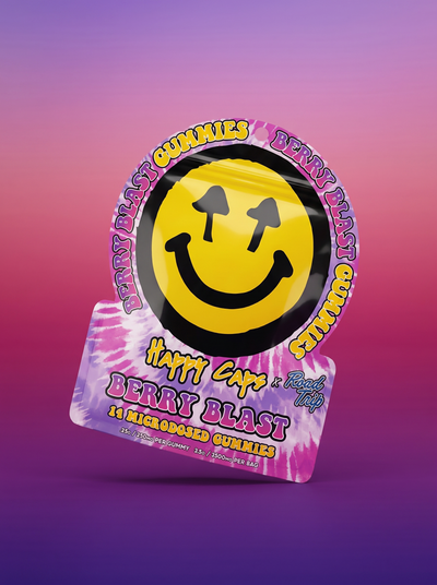 Microdose Mushroom Gummies — Berry Blast