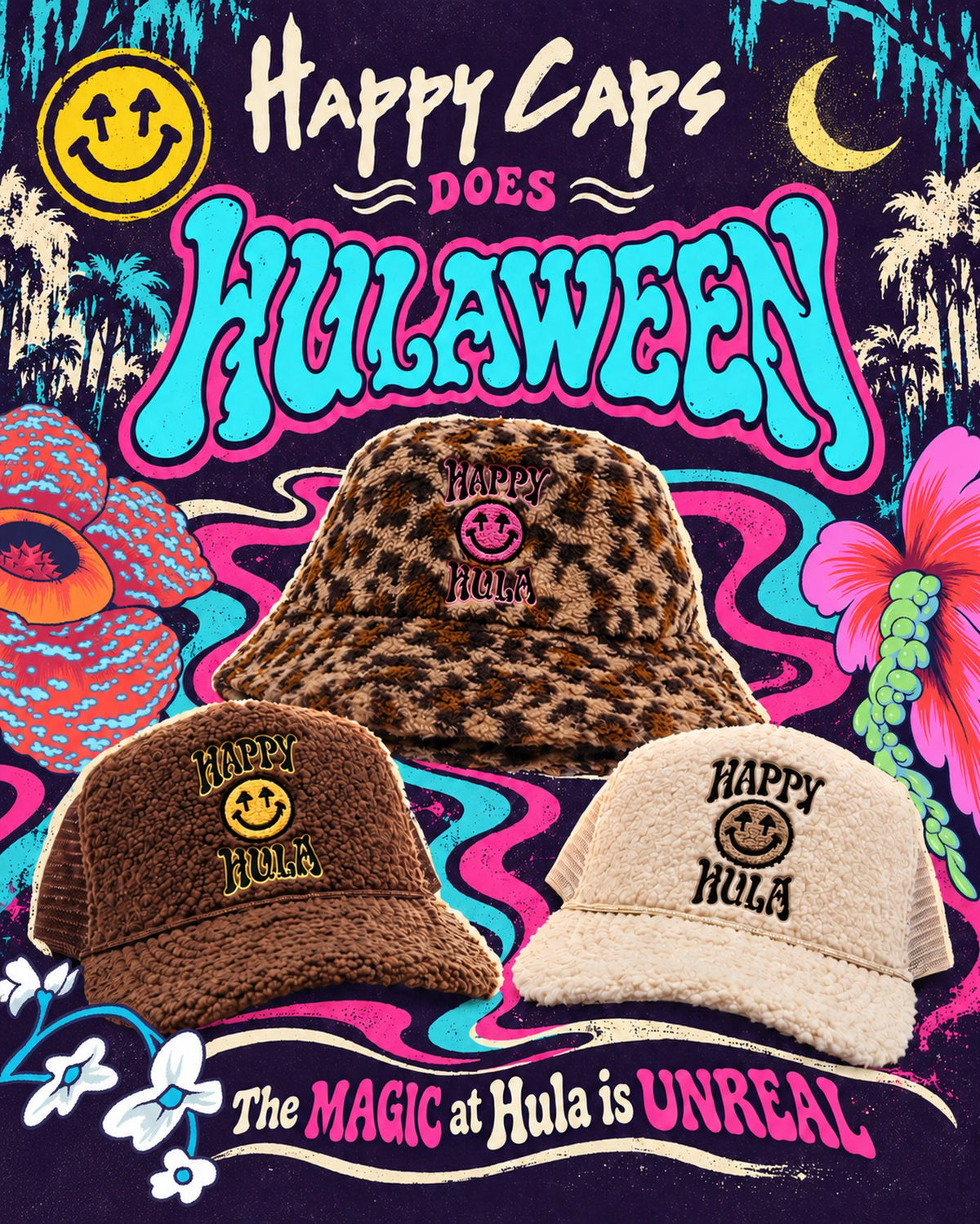 Happy Caps Does Hulaween